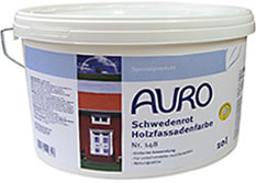 auro 148 schwedenrot holzfassadenfarbe naturfarbe